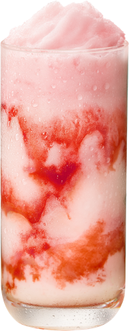 Double Berry Swirl — Strawberry on strawberry. The one people come back and order twice.
