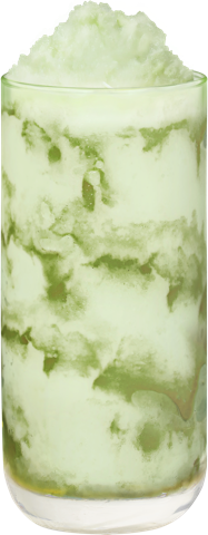 Matcha Thai Coconut — Earthy matcha spun into a Thai-style coconut freeze. Green, cold, not too sweet.