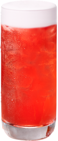 Strawberry Cloud Tea — Strawberry jasmine tea finished with soft, creamy cloud foam.